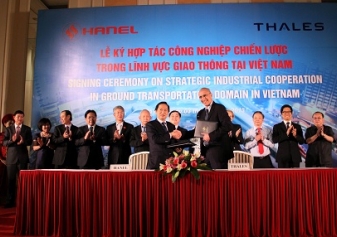 Công ty TNHH MTV Hanel và Tập đoàn Thales (CH Pháp) ký hợp tác công nghiệp chiến lược trong lĩnh vực giao thông tại Việt Nam