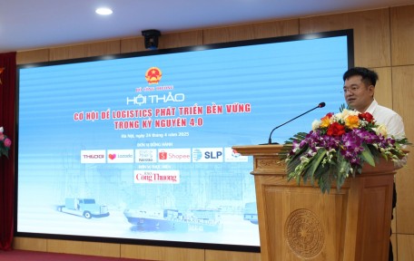 CHỦ TỊCH HANEL TẠI HỘI THẢO “CƠ HỘI ĐỂ LOGISTICS PHÁT TRIỂN BỀN VỮNG TRONG KỶ NGUYÊN 4.0”
