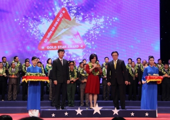 HANEL nhận giải Sao Vàng Đất Việt  2013