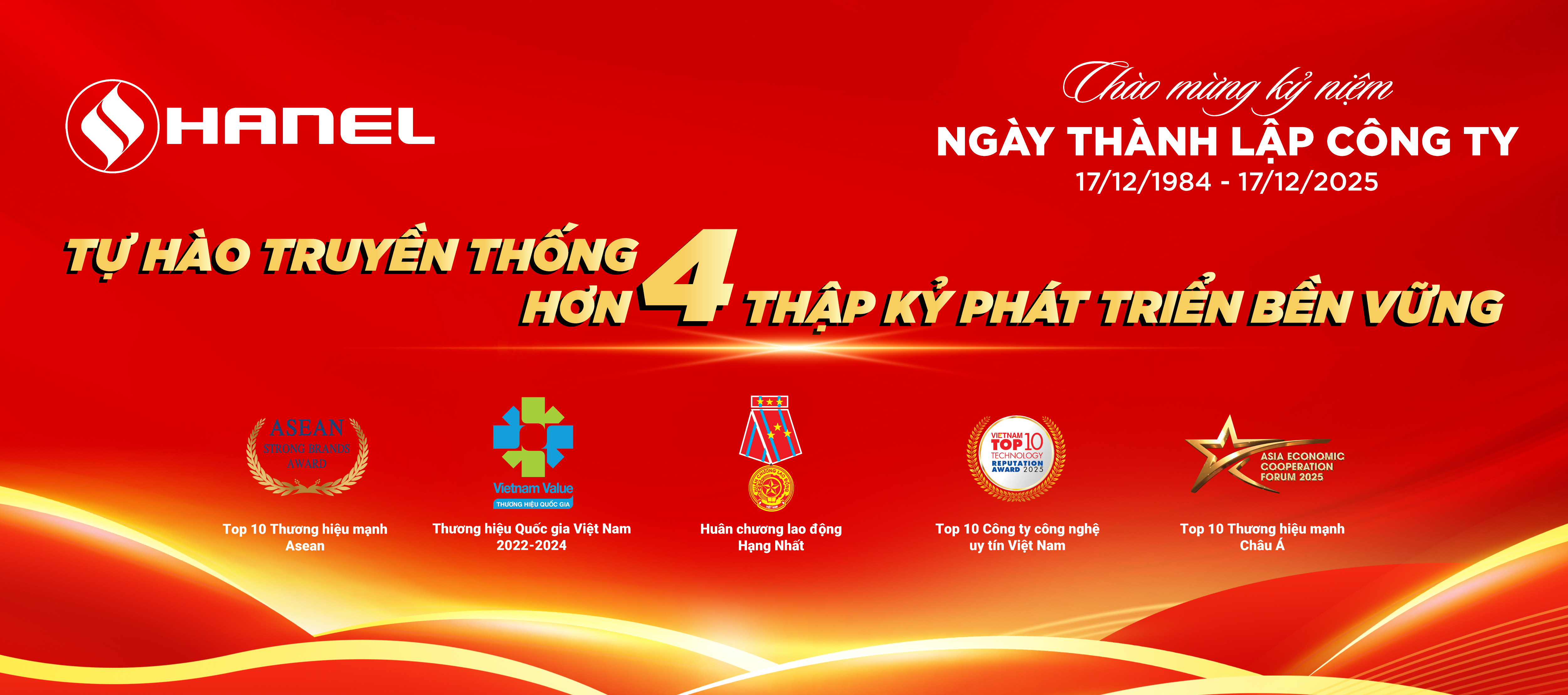 Chúc mừng kỷ niệm thành lập công ty 2025