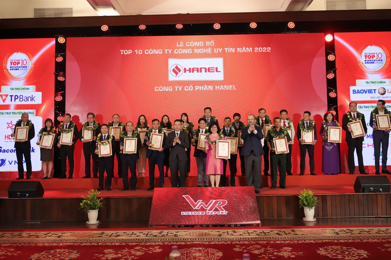 Hanel được bình chọn Top 10 Công ty công nghệ uy tín năm 2022
                 – Vietnam Report